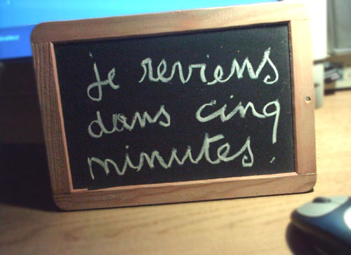 je reviens